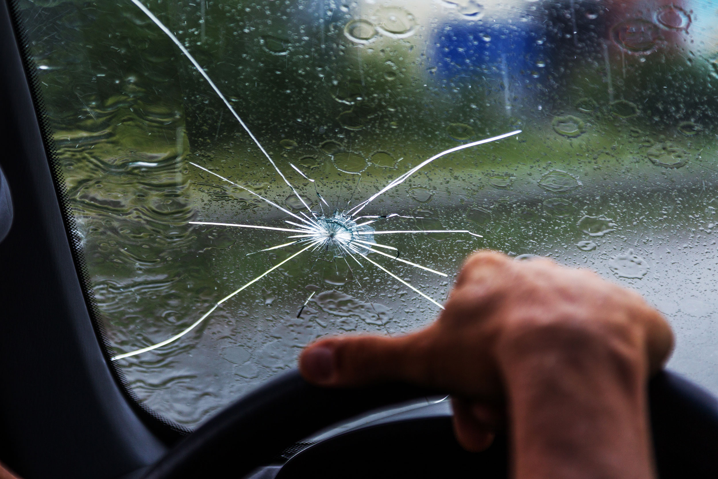 Broken Windshield