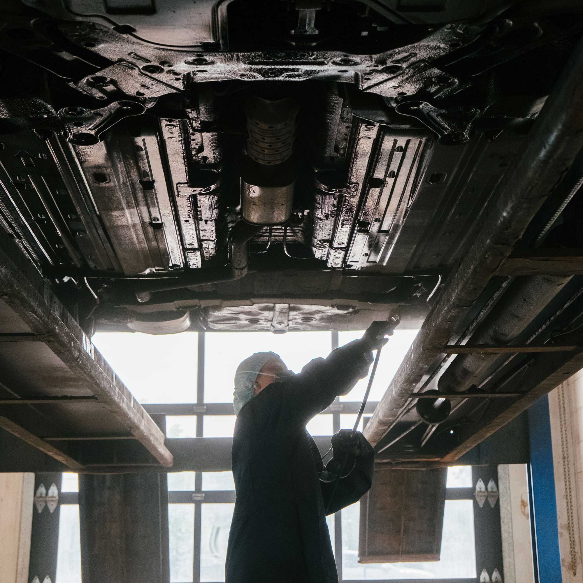 Rust Protection Undercoating Process